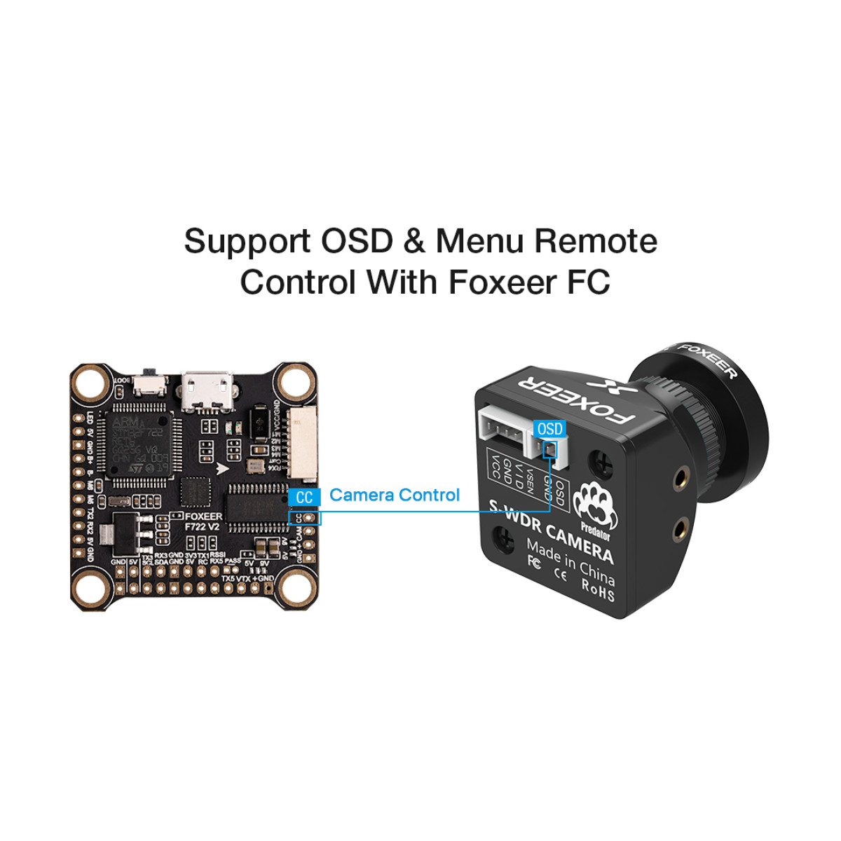 Камера для FPV Foxeer Predator Mini V5 CMOS 1000TVL