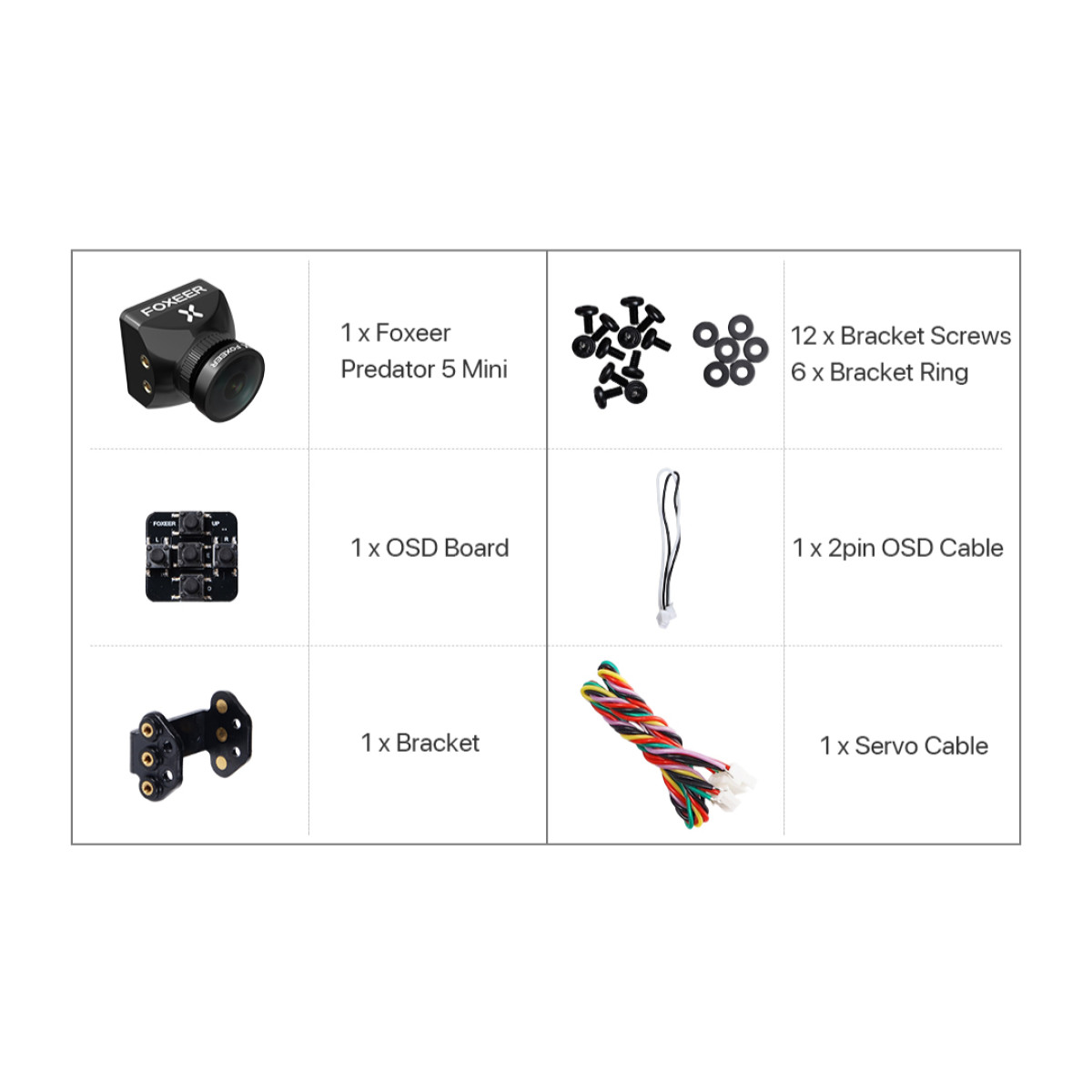 Камера для FPV Foxeer Predator Mini V5 CMOS 1000TVL