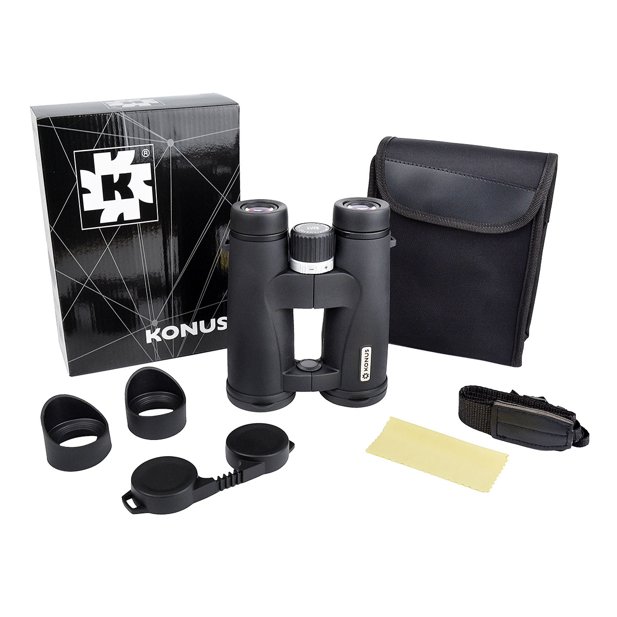 Бінокль KONUS MISSION-HD 8x42 Чорний