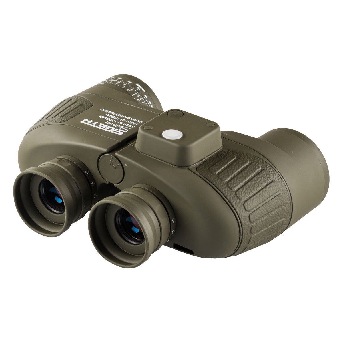 Бінокль морський SIGETA Admiral 7x50 Military floating/compass/reticle Олива