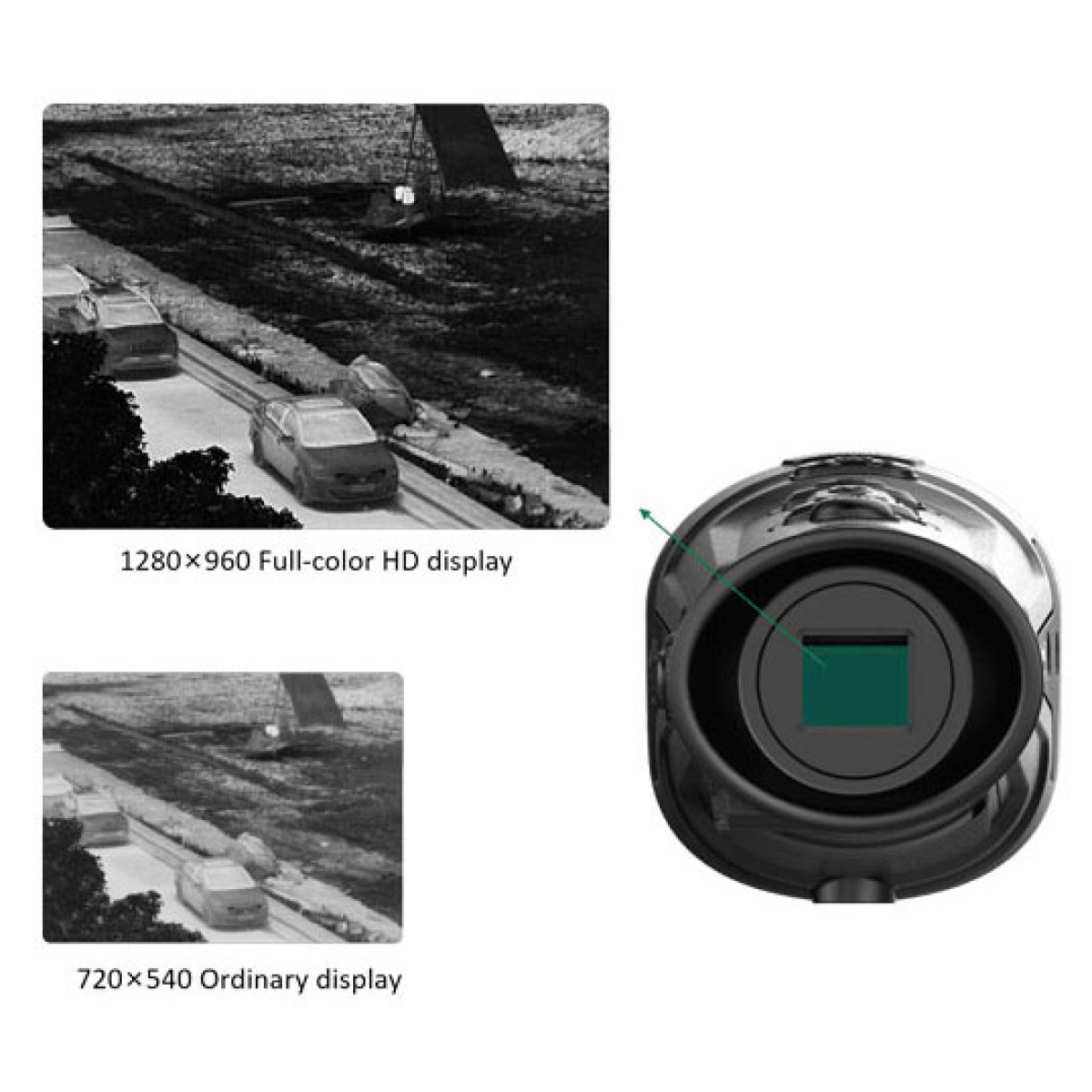 Тепловізійний монокуляр GUIDE TrackIR 400x300px 50мм